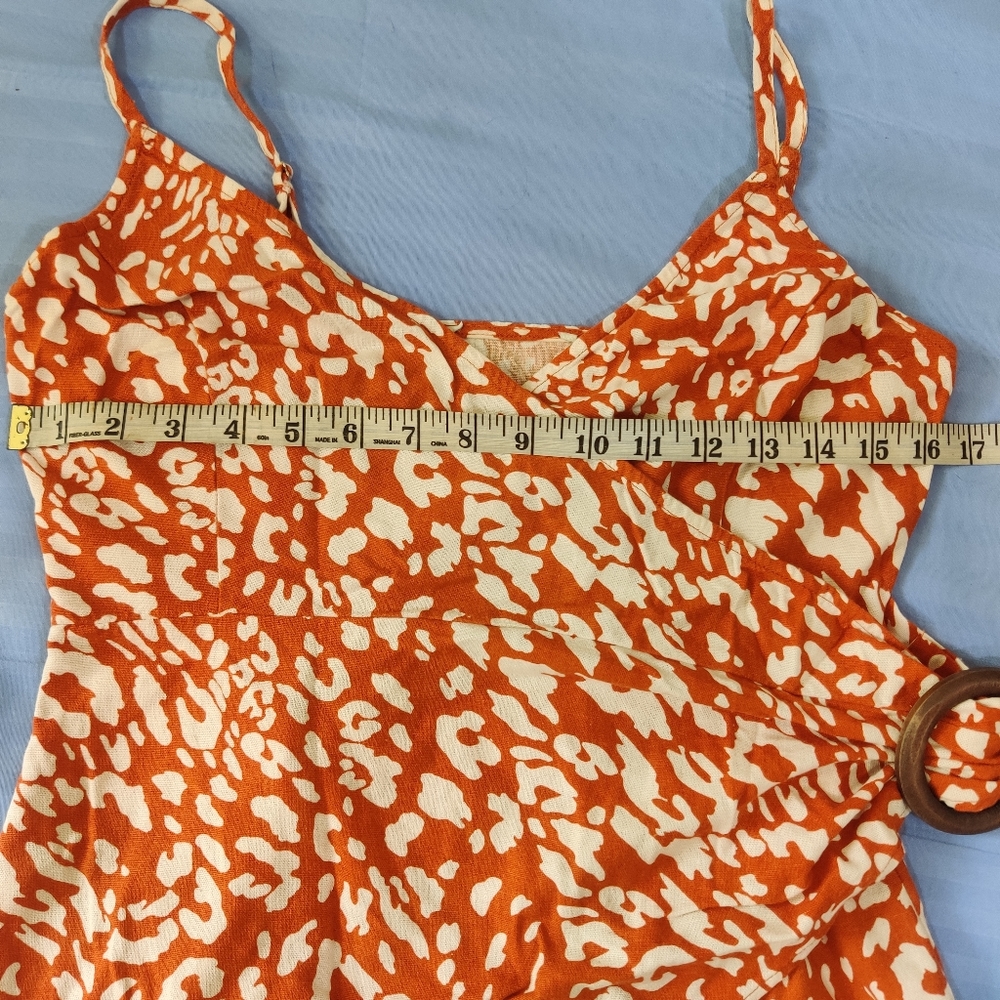 Abstract print wrap dress - Picture 7 of 7
